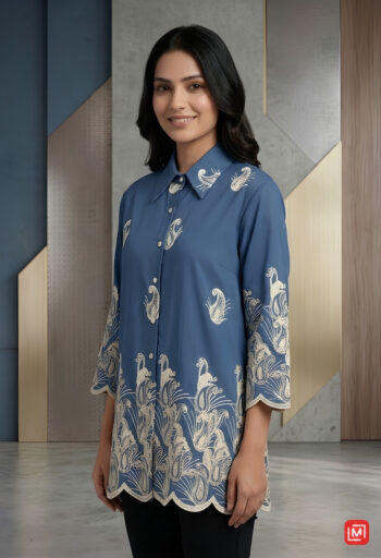 Bluebell Elegance Top